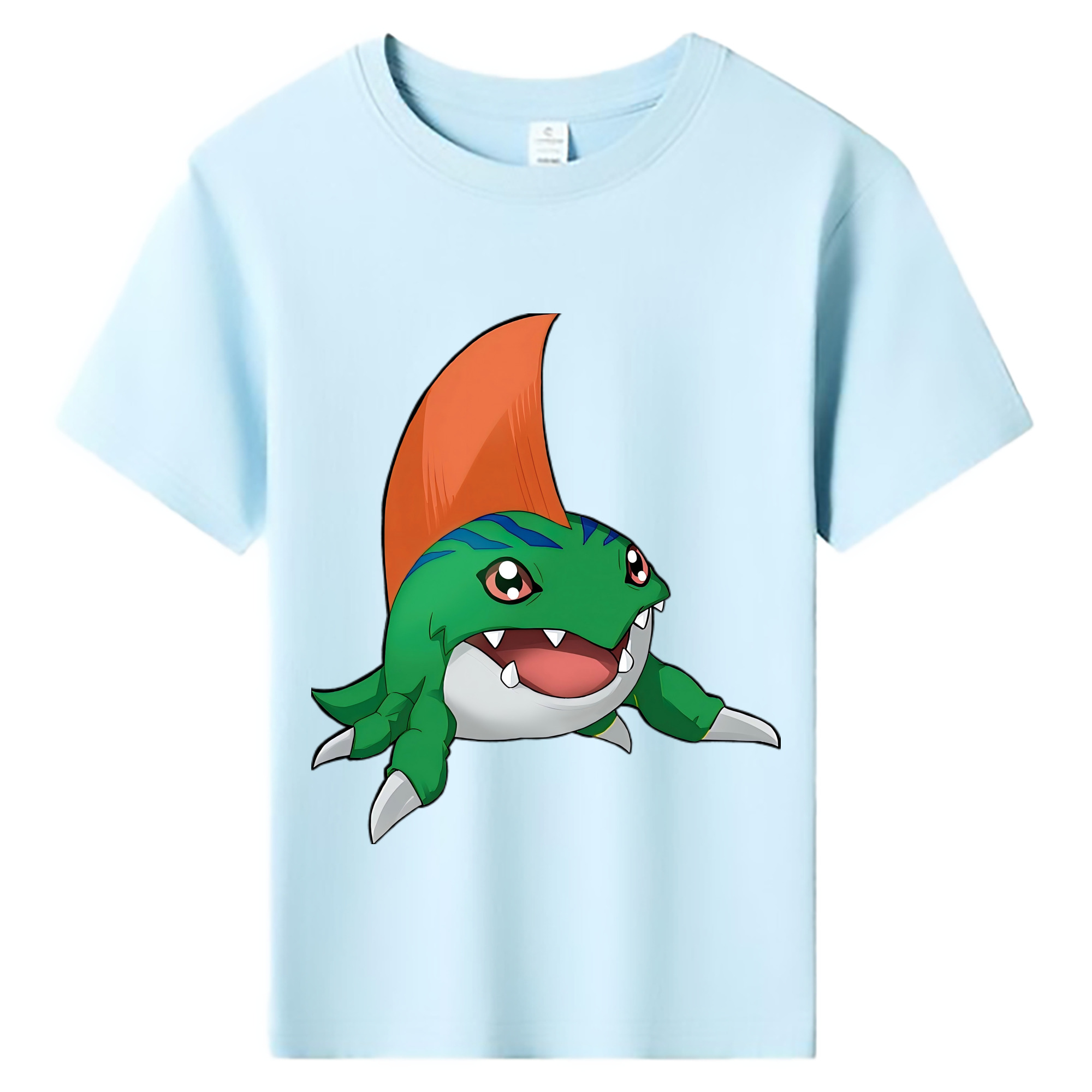 （画像用） Digimon デジタルモンスター/デジモン 綿100％キッズTシャツ（フロントプリント）